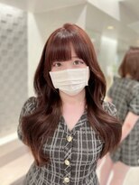 ジェム リット(GEM lit)&nbsp;《Rena》ローズブラウン/くびれ巻き/顔周りカット