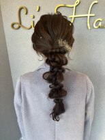 リアヘアー(Li'a hair)&nbsp;編みおろし
