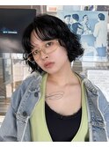 【ステップボーンカット】ウェーブボブ