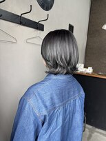 カンナカンナ 三佐店(cannaCANNA)&nbsp;透明感カーキグレージュ×レイヤーくびれボブ
