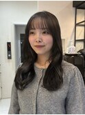 寒色カラー×透明感
