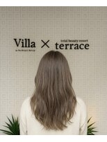 ヴィラ アンド テラス(Villa X terrace) 髪質改善/縮毛矯正/酸性ストレート/ヘッドスパ/白髪染め