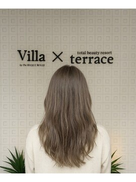 ヴィラ アンド テラス(Villa X terrace) 髪質改善/縮毛矯正/酸性ストレート/ヘッドスパ/白髪染め