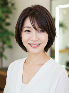 アイスタイル 戸坂店(I STYLE) 50-60代にオススメ★ふんわりグラデーションボブ