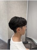 刈り上げセンターパート毛流れパーマ【町田/町田駅/MEN'S】