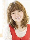 【Lond】ニュアンスカールで大人可愛いミディアムボブパーマ