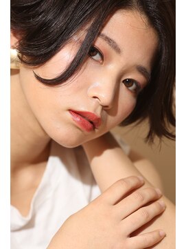 ヘアーサロンデフォーエバールークス(hairsalon de Forever Lux) 【ForeverLux齋藤】女子力アップ　リッチブラウンヘア　赤リップ