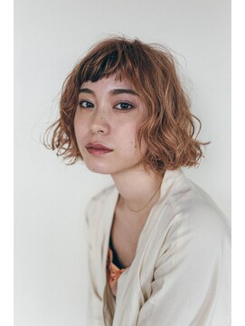 ピズム(PISM) チェリーブラウン/ふんわりカール/Aラインボブ/ショコラアッシュ