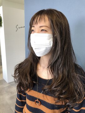 スナオ(sunao) ショートバング×ロングウェーブ