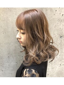 ユウピヘア(youpi hair) ミルクティーカラー