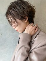 アイティーバイアルバム 下北沢店(IT by ALBUM)&nbsp;ブラウンショート_アースカラーくびれヘアツートン_ba377822