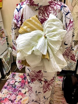 アップスニニー(up's niny) ★『浴衣着付け＋ヘアセット』兵児帯で華やかに緩やかに艶やかに