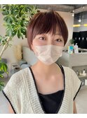 マッシュショート☆ピンクベージュ