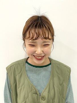 エフ ヘアーアンドリラクゼーション(F. hair & relaxation) 梅田/20代/前髪パーマ フロントパーマ ショートボブ ミニボブ