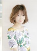 髪質改善/切りっぱなしボブ/美髪/30代40代/［人形町］