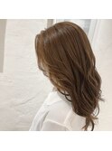 ミルクチョコレート大人可愛い20代30代40代春パーマ/新宿