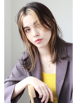 ヘアーアンドメイク エクリ 不動前店(Hair&Make equri) ミディアムスタイル