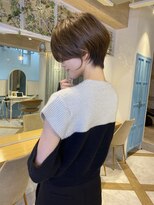 ロンド ストラーダ 心斎橋(Lond strada)&nbsp;ショート×ハイライト白髪ぼかし×シルキーベージュ[心斎橋]