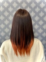 スーリールアドラーブルヘア(Sourire Adorable Hair)&nbsp;ほんのりヴァイオレット×インナーオレンジ