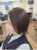 切りっぱなしボブ