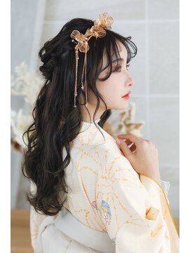 ヘアメイクサロン シャルメ(Hair Make Salon CHARMER) ゆるウエーブハーフアップ♪