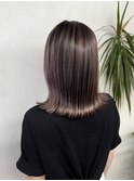 バレイヤージュケアブリーチダブルカラー白髪ぼかし脱白髪染め