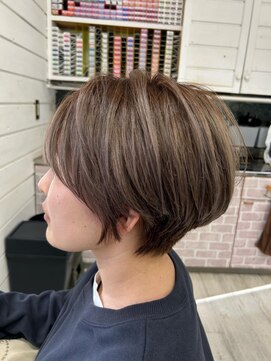テラス ヘアアンドボタニカル(terrace) terrace岩政/くびれショート/30代40代/姪浜
