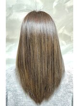 ルエ ヘアメイクバイアクセル(Louer hairmake byAxe-l) 《髪質改善》LAケラコラ.ハリウッドTr+メテオカラー+カット