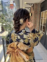 トータルビューティ ジェム バイ ヘアタイム(TOTAL BEAUTY gem by HAIR TIME)&nbsp;浴衣ヘア 浴衣着付け シニヨンアレンジ