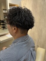 ガビーヘアルーブ(gabi hair LOOB) メンズ束間波巻きスパイラルパーマツイストスパイラルパーマ