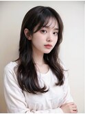小顔◎軽めロングレイヤー【TELAHAIR】