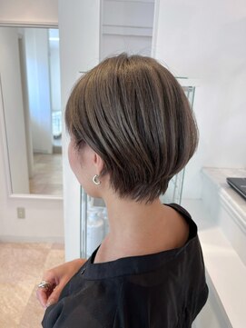 サロウィン 名古屋本山店(SALOWIN) ショートバレイヤージュ/本山/ショート/ショートヘア/ハイライト