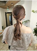 it. YUI タイトアレンジ 結婚式アレンジ ヘアセット