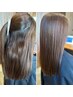 【リピーター様へ酸性ストレート・縮毛矯正+カット】+ヘアトリートメント