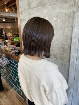 エース (ACE) ACE 横浜 切りっぱなしボブ×アッシュブラウン