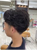 メンズナチュラルパーマ