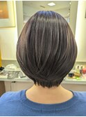 ハチ上髪質改善矯正カラー&トリートメント ショートカット
