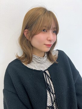 メルバイグラフ 梅田(mel by GRAFF) 可愛くなりすぎない大人顔まわりレイヤーカット