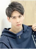 爽やかハーフアップショート