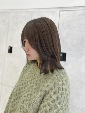 シア 新小岩店(SHEER) 柔らかオリーブ×くびれレイヤー/SHEER新小岩店