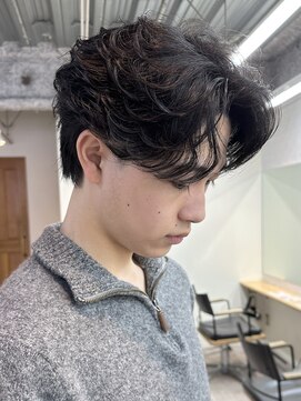 ガレージ バイ グリーン 原宿 表参道(Garage by green) 【JINKI】 フェザーパーマ