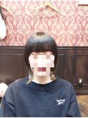ツーブロック  マッシュウルフ