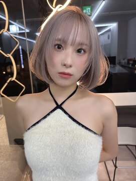 ラ キング(LA KING) ミディアムヘア/デザインカラー/フェイスフレーミング/栄駅