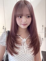 ロンドアンメゾン 原宿(Lond un Maison.)&nbsp;ラベンダーミルクティー/暗めカラー/レイヤーカット/韓国/原宿