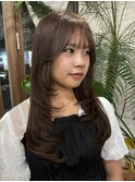 レイヤーカット/髪質改善カラー