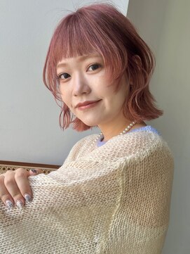 ディッセンバー 神宮前(December) ピンクカラー/ピンクラベンダー/暖色カラー/渋谷/学割U24