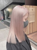 ペレ 栄 アネックス(PELE栄ANNEX)&nbsp;イメチェン/ホワイトブロンド/外ハネボブ/美髪/栄