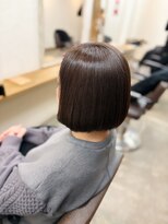 ファム 札幌大通(fam)&nbsp;冬の乾燥対策◎潤いメテオストレートボブで美髪に