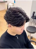 【ツイストフェザーパーマ】フェザーパーマセンターパート