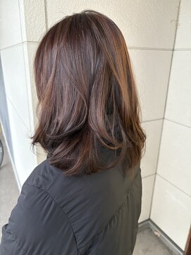 ミディアム巻スタイル